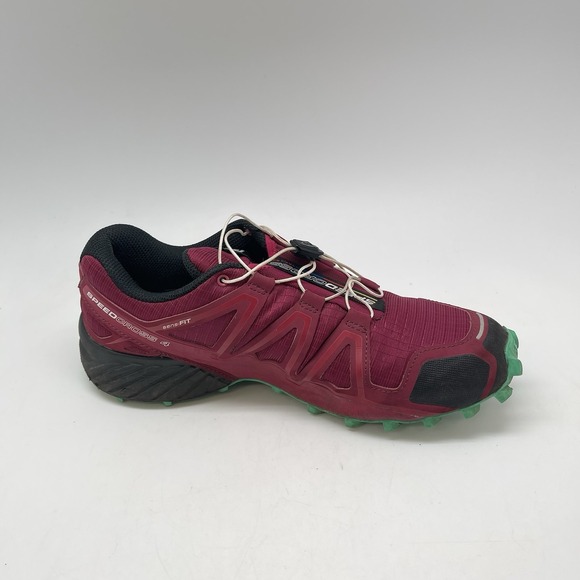 Salomon Sneakers Womens 8.5 Speedcross 4 187982 Purple Hiking Athletic Shoes - Picture 6 of 10
